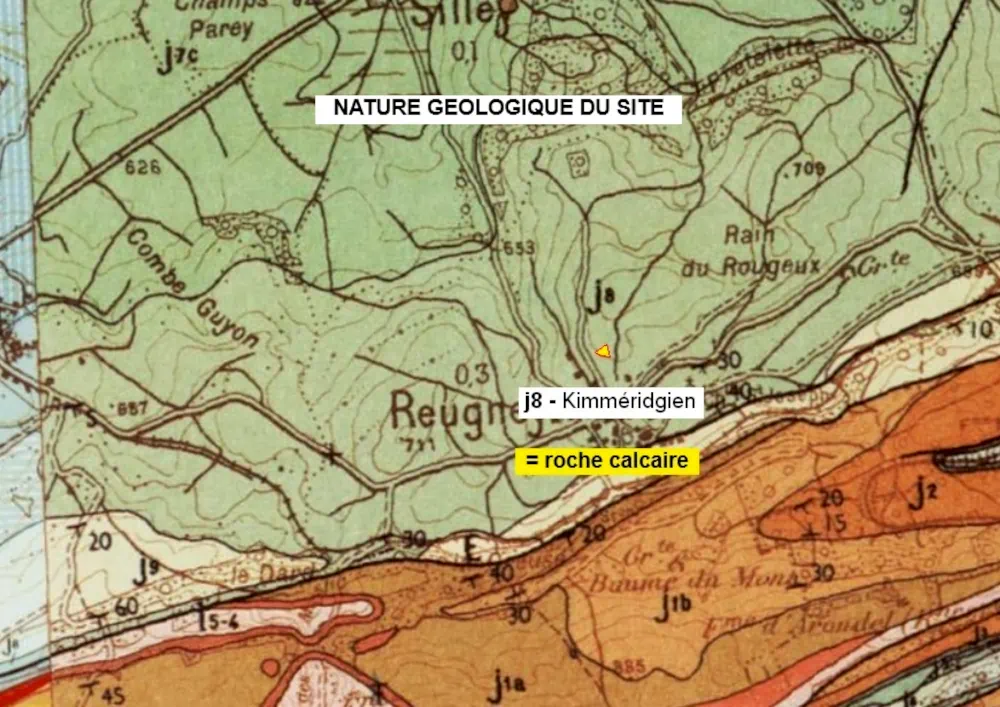 Carte géologique d’un site