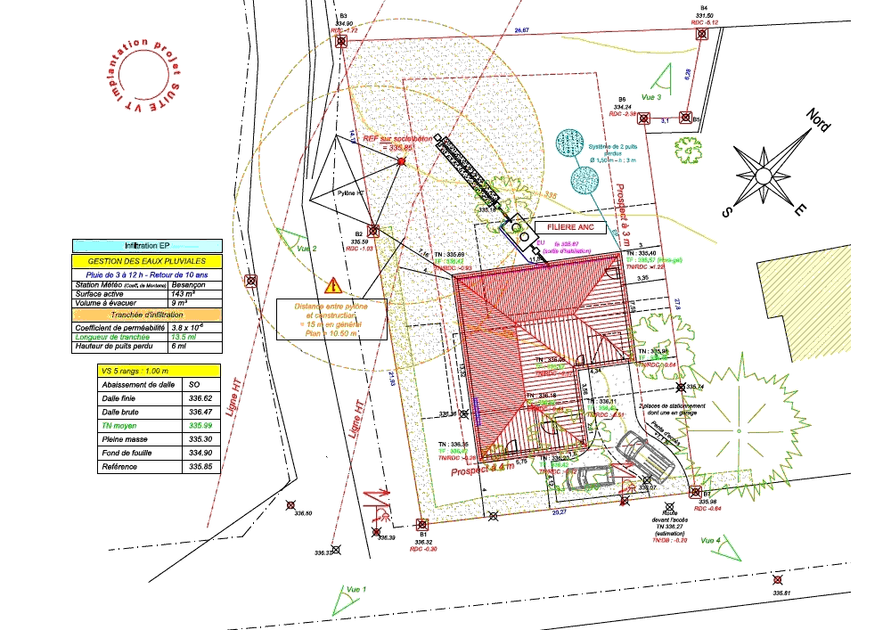 Aperçu d’un plan de masse réalisé par JG Consultant