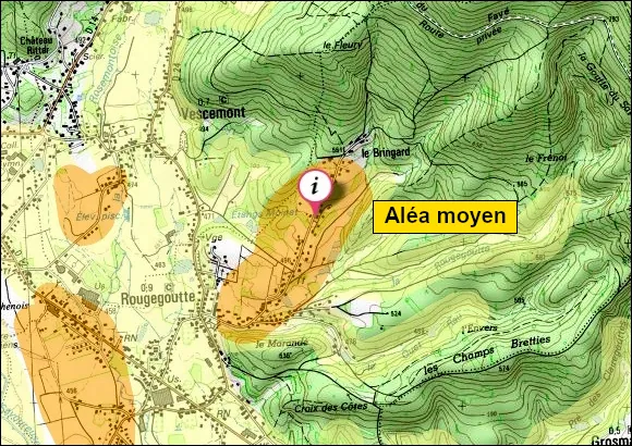 Niveau de l’aléa argileux