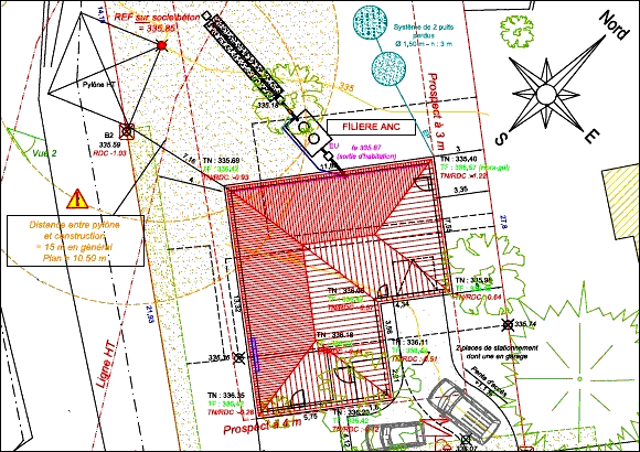 Plan de masse détaillé